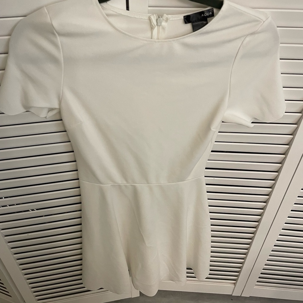 White cute dress